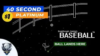 The 40 Second Platinum Guide | Baseball: Breakthrough Gaming ($1 Easy Plat)