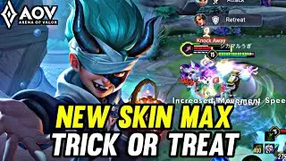 AOV : NEW SKIN MAX TRICK OR TREAT - ARENA OF VALOR LIÊNQUÂNMOBILE ROV