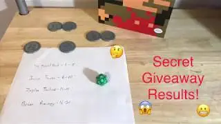 Secret Giveaway Results For Super Mario Coins!