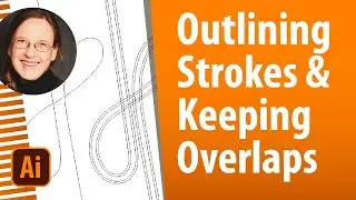 How To Outline Strokes And Keep Overlaps in Illustrator