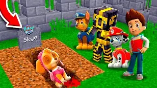 LA MUERTE DE SKYE PAW PATROL EN MINECRAFT 😱
