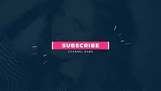 Minimal Youtube Subscribe Button Animation, After Effects Tutorial & Template