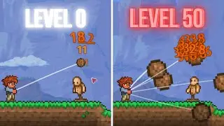 Terraria, But Damaging Enemies Levels Up My Yoyo