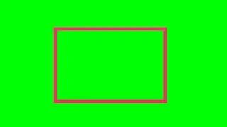 Red Rectangle Split Transition - Green screen 2021. simple clean green transition