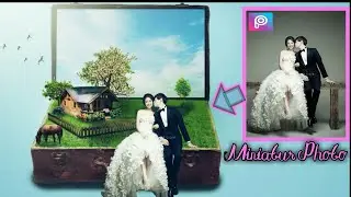 CARA EDIT FOTO MINIATUR EFFECT BY PICSART
