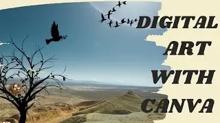 How To Design A Digital Art By Canva|Realistic Design|Design With Canva💖