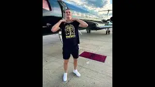 Privatni avion kojim je Nikola Jokić stigao u Beograd #nba #denvernuggets #champion #goat #mvp