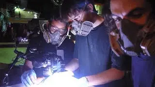 PERF/LIVE - Favela Chic - Paris - live performance - VJ Vjing Mapping