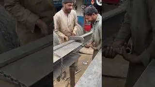 Truck Frame Cross Fitting process with 90 Years Old tools 