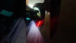 night time door lighting