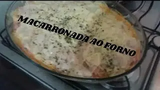 MACARRÃO AO FORNO/MEU ALMOÇO DE SEMANA