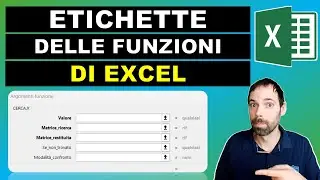 Excel - Etichette Funzioni