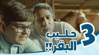 4K مسلسل رحلة خاصة | الحلقة الثالثة | ( حليب البقر) | طفل صغير يحلب بقرة