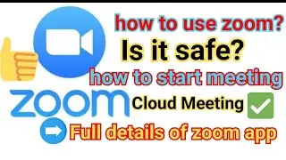 zoom app how to use zoom app what is zoom app full detail of zoom app ज़ूम मिटिंग एप zoom app review