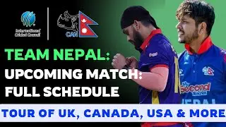 Nepal Cricket Team Upcoming Matches and Schedule in 2024 || Nepal Cricket Full Schedule