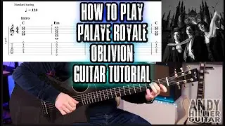 How to play PALAYE ROYALE - Oblivion Guitar Tutorial (EASY)