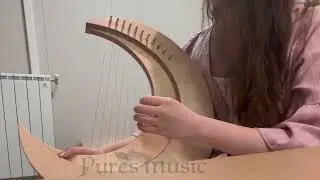 Hluru lyre harp, Crescent lyre, moon lyre #hlurulyre #hluru  #crescentlyre #hlurulyreharp #lyreharp