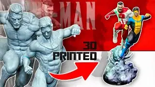 How To Paint 3d Prints - Joining Two Resin models