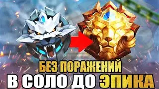 КАК АПНУТЬ ЭПИКА С ГРАНДМАСТЕРА В СОЛО БЕЗ ПОРАЖЕНИЙ MOBILE LEGENDS  ПУТЬ СО ДНА ДО МИФИКА / млбб