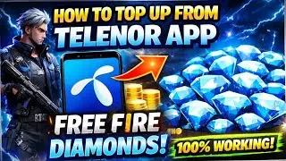 ✨Now Top Up FreeFire Using Telenor Sim Balance💎|Full Guide Urdu/Hindi(2026 Latest Update OB53🔥