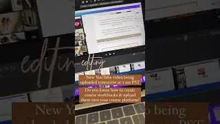 Do you know how to create course workbooks & PDF’s in Canva?