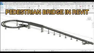 Pedestrian Bridge in Revit.