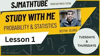 Probability And Statistics ( STUDY WITH ME ) Lecture Series - Lesson 1
