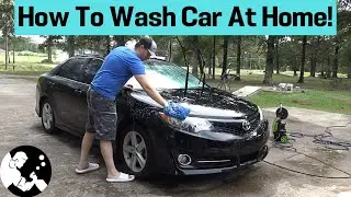 How To Wash a Car At Home