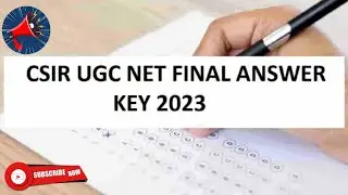 CSIR NET Result 2023 ,DEC-JUNE  final answer key ....