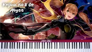Kaiju No.8 Op - Abyss by YUNGBLUD (Piano Tutorial & Sheet Music)