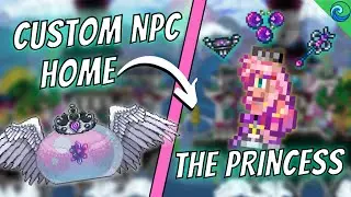 Custom NPC Home: THE PRINCESS || Terraria 1.4 Speedbuild || Awesome Terraria Builds