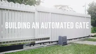 Building an automated gate |  A carpenter attempting to weld