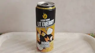 энергетик LIT ENERGY - mango coconut (манго кокос) 18+