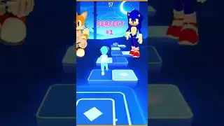 Tiles Hop: Sonic Boom The Hedgehog Dancing #shorts #sonicboom #hedgehog