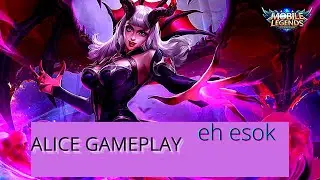 ALICE GAMEPLAY | EPIC RANK | MOBILE LEGENDS