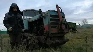 Дт75 процесс запуска и не много работы