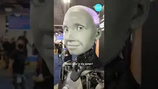 BEST ROBOT EVER 2022 Ameca, a humanoid #robot at #CES2022 #shorts #education