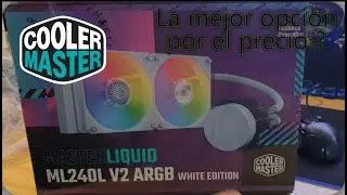 Review Cooler Master Liquid ML240 V2 Argb l Es una buena opcion por su precio, refrigeración liquida