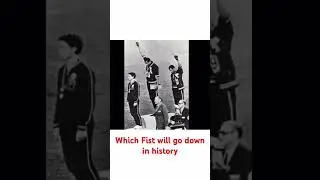 Which Fist will be remembered in 100 years…..#Trump  #1968Olmpics   #TommieSmith #JohnCarlos