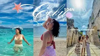 Cebu Travel Vlog ✈️ | 5D4N full itinerary and expenses | Oslob, Moalboal, Badian & Mactan