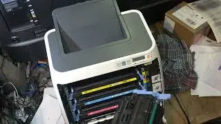 Total Teardown Of a HP Color Laserjet 1600 Printer