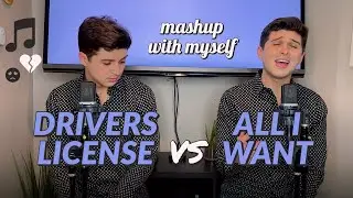 Driver's License/All I Want MASHUP (Duet With Myself)