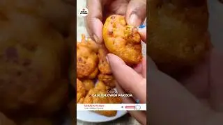 Crispy Cauliflower Pakoda | Phulkopir Bora | Gobi Pakoda #shorts