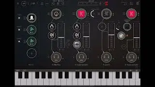 Mules ✌️☮️😊 #OCTACHRON plays #BlipBox of @sketchaudio + nice drums and voices from Koala Sampler!