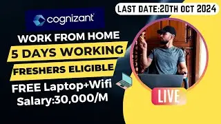 Cognizant Work From Home Jobs 2024 | Real Work From Home Jobs | Easy Work From Home Jobs 2024