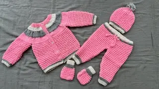 Latest unique Sweater design for newborn to 6 months old  baby | Part- 1| Woolen Tutorial # 29