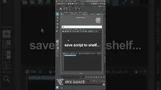 How to Add a Separator to the Maya Shelf  #maya #separator