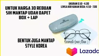 Unboxing Kacamata Minus Harga 30 Ribuan
