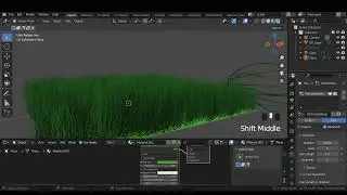 Create realistic grass in Blender with Grease Pencil