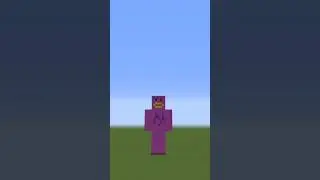 Я построил подписчика в майнкрафт!) 